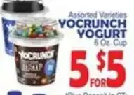 Bravo Supermarkets Yocrunch yogurt offer