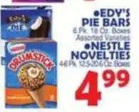 Bravo Supermarkets Edy's pie bars offer
