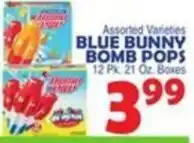 Bravo Supermarkets Blue Bunny Bomb Pops offer