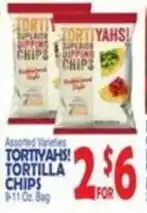 Bravo Supermarkets TortiYahs! tortilla chips offer
