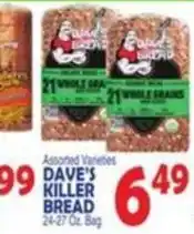 Bravo Supermarkets Dave's killer bread offer