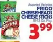 Bravo Supermarkets Frigo cheeseheads cheese sticks offer
