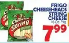 Bravo Supermarkets Frigo cheeseheads string cheese offer