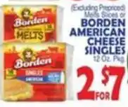 Bravo Supermarkets Borden American Cheese Singles offer