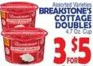 Bravo Supermarkets Breakstone's Cottage Doubles offer
