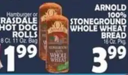 Bravo Supermarkets Arnold stoneground whole wheat bread offer