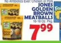 Bravo Supermarkets Jones golden brown meatballs offer