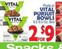 Bravo Supermarkets Vital Pursuit Bowls offer