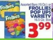 Bravo Supermarkets Frollies pop ups variety offer