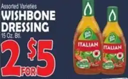 Bravo Supermarkets Wishbone dressing offer
