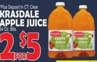 Krasdale apple juice