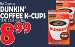 Bravo Supermarkets Dunkin' coffee k-cups offer