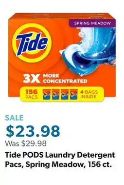 Sam's Club Tide PODS Laundry Detergent Pacs, Spring Meadow, 156 ct offer