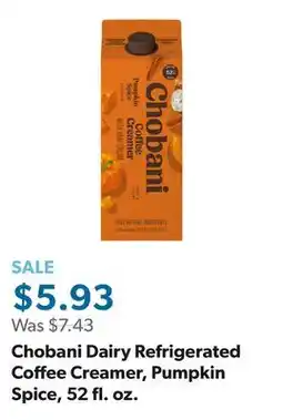 Sam's Club Chobani Dairy Refrigerated Coffee Creamer, Pumpkin Spice, 52 fl. oz offer