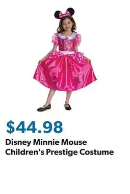 Sam's Club Disney Minnie Mouse Children's Prestige Costume offer