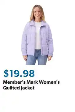 Sam's Club Member's Mark Women's Quilted Jacket offer