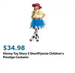 Sam's Club Disney Toy Story 5 Sheriff Jessie Children's Prestige Costume offer