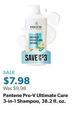 Sam's Club Pantene Pro-V Ultimate Care 3-in-1 Shampoo, 38.2 fl. oz offer