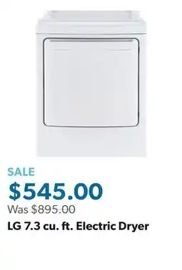 Sam's Club LG 7.3 cu. ft. Electric Dryer offer