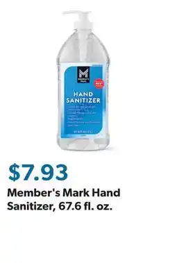 Sam's Club Member's Mark Hand Sanitizer, 67.6 fl. oz offer