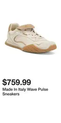 TJ Maxx Made In Italy Wave Pulse Sneakers offer