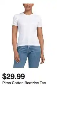 TJ Maxx Pima Cotton Beatrice Tee offer
