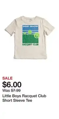 TJ Maxx Little Boys Racquet Club Short Sleeve Tee offer