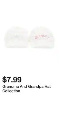 TJ Maxx Grandma And Grandpa Hat Collection offer