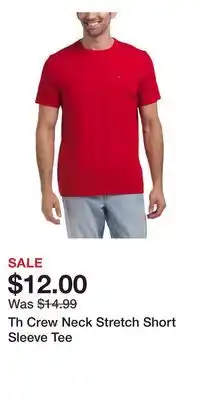 TJ Maxx Th Crew Neck Stretch Short Sleeve Tee offer