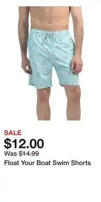 TJ Maxx Float Your Boat Swim Shorts offer