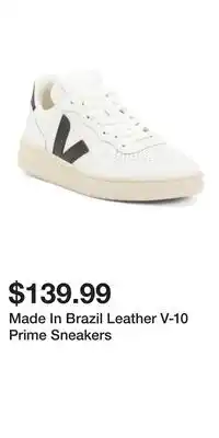 TJ Maxx Made In Brazil Leather V-10 Prime Sneakers offer