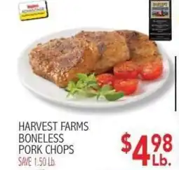 Ingles Markets Harvest Farms boneless pork chops offer