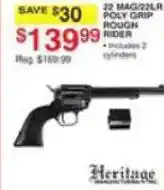 Dunham's Sports Heritage 22 Mag/22LR Poly Grip Rough Rider offer