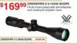 Dunham's Sports Crossfire II 4-12x44 Scope offer