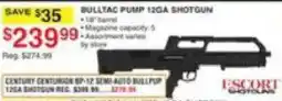 Dunham's Sports Bulltac pump 12GA shotgun offer