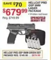 Dunham's Sports Hellcat Pro OSP 9mm Laser Package offer
