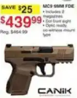 Dunham's Sports Canik MC9 9MM FDE offer