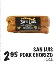 Foodarama San luis pork chorizo offer