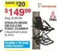 Dunham's Sports Stealth Mode or Vulcan Cumber Steel Climber offer
