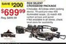 Dunham's Sports RDX Silent Crossbow Package offer