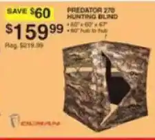 Dunham's Sports Predator 270 Hunting Blind offer