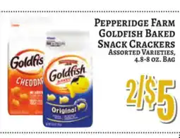 Trade Fair Supermarket PEPPERIDGE FARM GOLDFISH BAKED SNACK CRACKERS offer