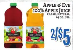 Trade Fair Supermarket APPLE & EVE 100% APPLE JUICE offer