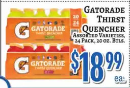 Trade Fair Supermarket GATORADE THIRST QUENCHER offer
