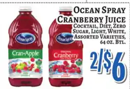 Trade Fair Supermarket Ocean Spray CRANBERRY JUICE offer