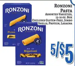 Trade Fair Supermarket RONZONI PASTA offer