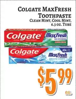 Trade Fair Supermarket COLGATE MAXFRESH TOOTHPASTE offer