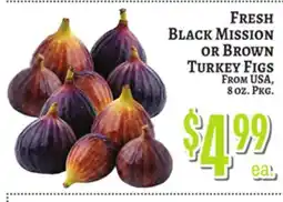Trade Fair Supermarket FRESH BLACK MISSION OR BROWN TURKEY FIGS offer