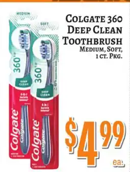 Trade Fair Supermarket COLGATE 360 DEEP CLEAN TOOTHBRUSH offer