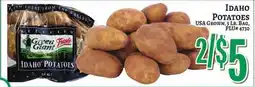 Trade Fair Supermarket IDAHO POTATOES offer